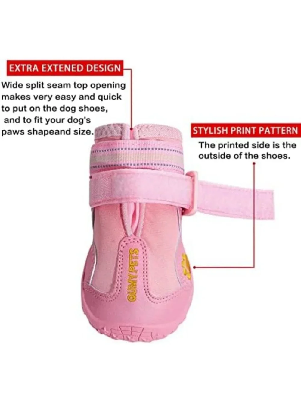 Durable Dog Shoes for Hot Pavement & Winter Snow - Waterproof Paw Protectors
